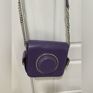 Michael Kors Scout Collection camera bag crossbody bag Purple
